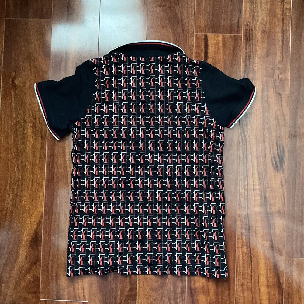 CAROLINA HERRERA Kids Boys Logo Short Sleeve Polo Size 12 - Picture 3 of 3